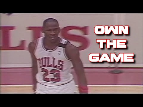 80's Michael Jordan, the complete 2 way player, ends franchise losing streak to rival