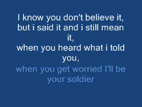 Gavin DeGraw - Soldier (lyrics)