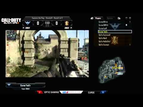 OpTic Gaming Vs. Curse Capture the Flag - MLG Anaheim Spring Championship 2013 Pt.1