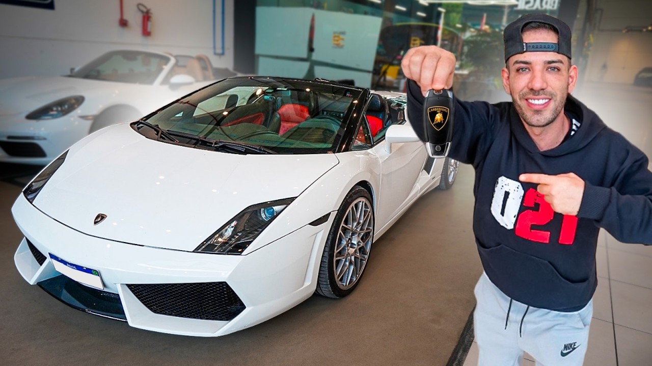 PEGUEI A LAMBORGHINI GALLARDO