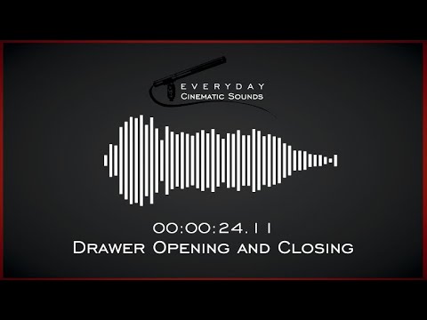 Drawer Opening and Closing | HQ Sound Effects