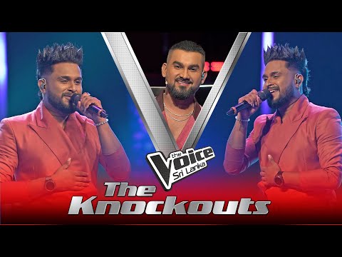 Madushanka Bandara | Wahi Bindu Watenawanam (වැහි බිඳු ) | The Knockouts | The Voice Sri Lanka