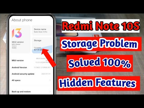 Redmi Note 10S Storage Clean Hidden Features Redmi Note 10S Storage Full Problem #storagesolutions