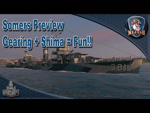 Somers Preview: Gearing + Shima = Fun! WIP T10 USN DD