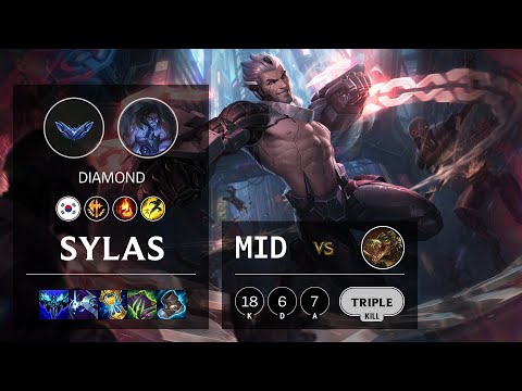 Sylas Mid vs Renekton - KR Diamond Patch 12.3