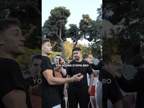 My First L in Greece😩 #shorts #streetball #basketball