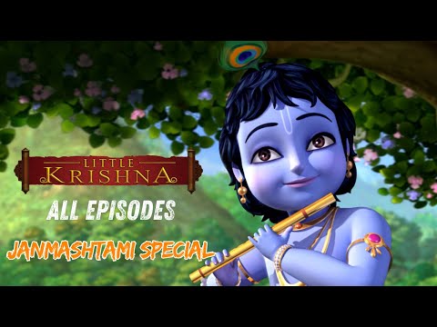 🎶 Little Krishna – All Episodes LIVE | Adventures, Makhan Masti, & Demon Battles | दही हांडी स्पेशल