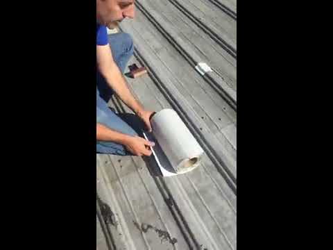 How to Install MFM Building Products Peel and Seal 12" Wide Roll Over a Seam or Row of Screw Heads