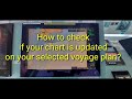How To Check If All Your Chart Is Updated In Your Selected Route