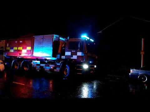 *RARE* Greater Manchester Fire and Rescue Service Volvo FL Pumps & MAN TGA HVP + Hosebox responding