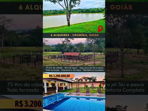Chácara top em Cromínia Goiás/. whatsapp 62 99373-6407