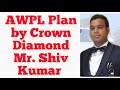 AWPL Plan By Crown Diamond Mr Shiv Kumar Sir Health Awareness Product Income