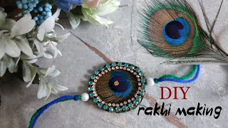 How to make rakhi at home | rakhi making | rakhi making ideas at home | DIY rakhi