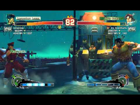 usfIV battle: renanzap (M. Bison) vs my_brainhurts (T. Hawk)
