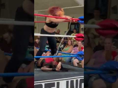 Masha Slamovich with a huge stomp to the gut #wrestling