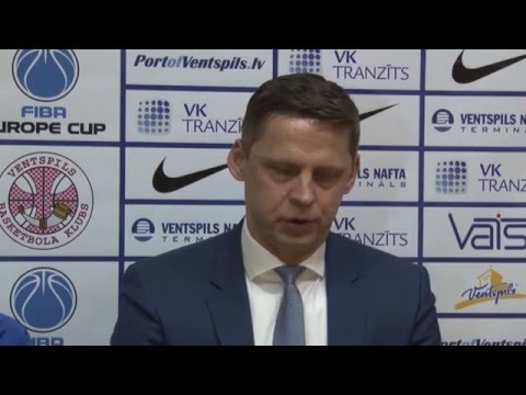 BK Ventspils / Lukoil Academic pēcspēles komentāri