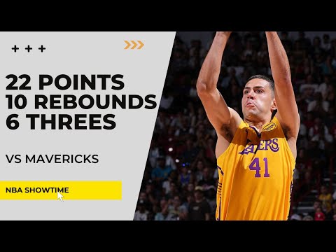Cole Swider 22 Points, 10 Rebs, 6 Threes vs Mavericks I 2025 NBA Summer League