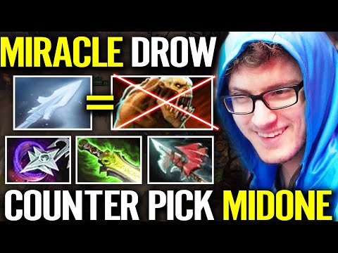 MIRACLE Drow Ranger - Max Slow Carry Build 100% Counter Pick OG Midone Naix | Dota 2 Pro Gameplays