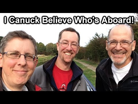 153. The "RV Geeks" join me aboard the narrowboat