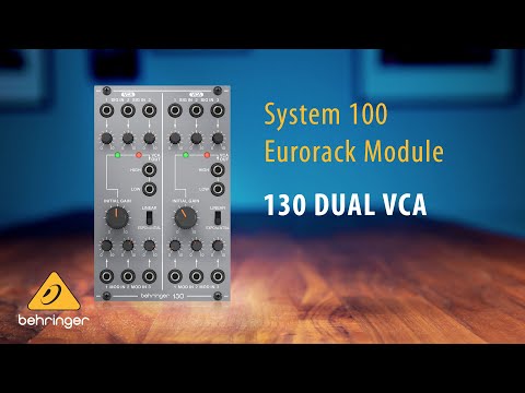 Behringer System 100 – 130 Dual VCA Eurorack Module