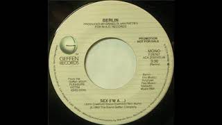 Berlin - Sex (I&#39;m A...) Mono Promo 45