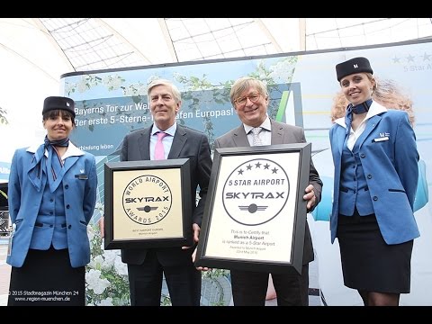 5 Stars - Flughafen München ist weltweit der drittbeste Airport