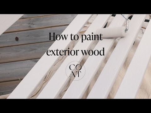 How to Paint Exterior Wood