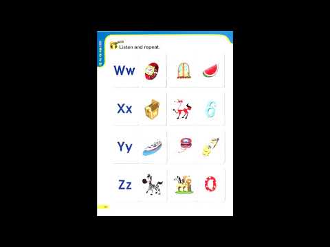 page  58  smart  phonics 1 unit8  w  x  y  z #SmartPhonics1