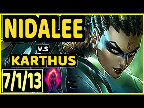 SHRIMP (NIDALEE) vs KARTHUS - 7/1/13 KDA JUNGLE CHALLENGER GAMEPLAY - BR