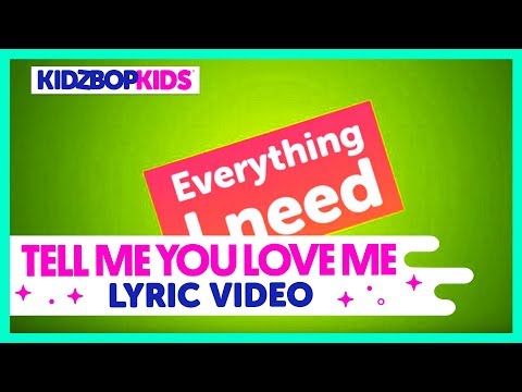 Video thumbnail for Tell Me You Love Me