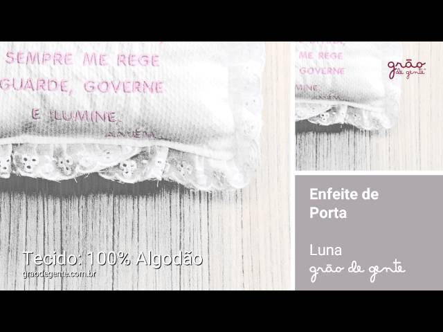 Enfeite Oração Santo Anjo Luna | Ref: 51108