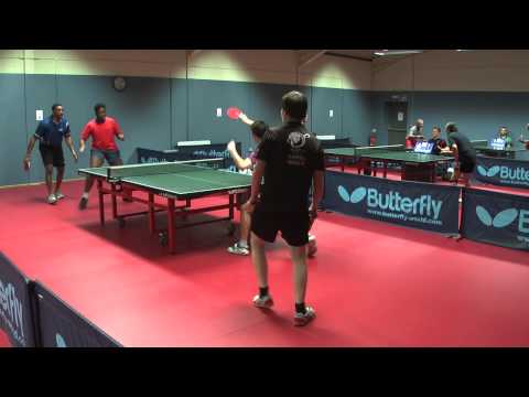 20150214 Reading Closed Men Doubles Semi Final - D Moses/D McTiernan v I Cole/S Cole