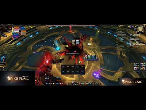 Spike Flail vs. Mythic Argus the Unmaker - Resto Shaman POV