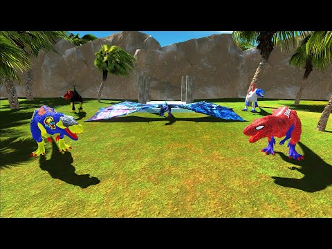 FPS DEATHRUN ISLAND with HP Bar - Animal Revolt Battle Simulator ARBS