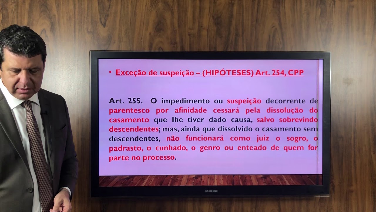 Procedimento comum ordinário - exceção de suspeição - aula 04 - Rodrigo Chemim