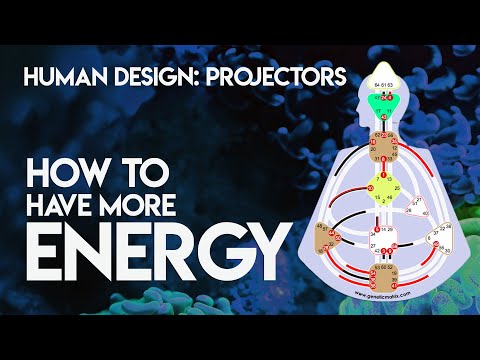 Human design PROJECTORS - How to have more energy
