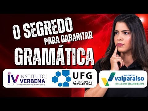 Como gabaritar o Português para o Concurso de Valparaíso do Goiás - Instituto Verbena (UFG)