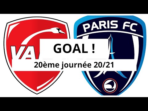Valenciennes - Paris FC [(1)-0] GOAL 59' (Joffrey Cuffaut) 20ème journée 2020/21