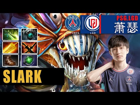 Slark Safelane | PSG.LGD.Ame | AME GOD RADIANCE SLARK SERIOUS BUILD LOL | 7.31c Gameplay Highlights