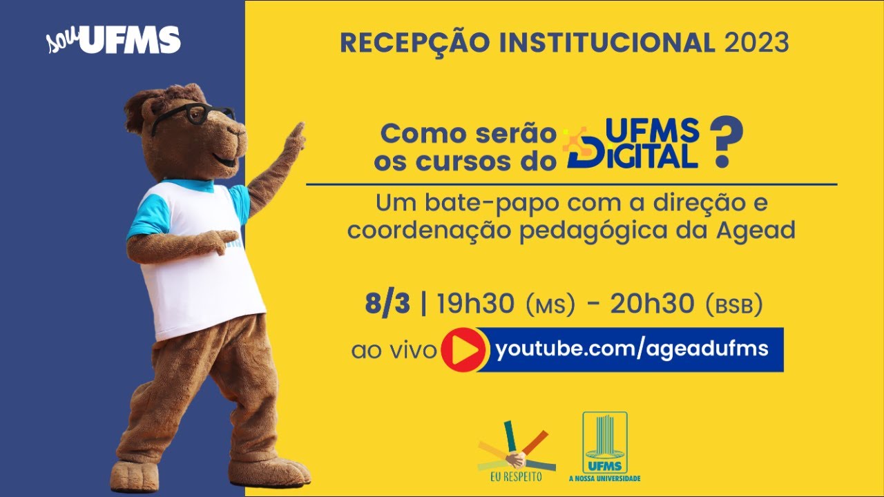 RECEPÇÃO INSTITUCIONAL UFMS DIGITAL 2023