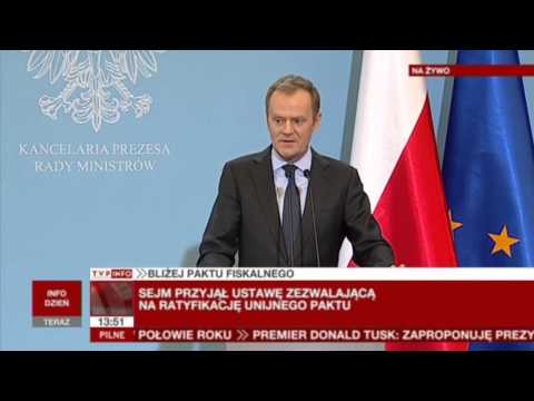 Premier Tusk nie zna założeń paktu fiskalnego