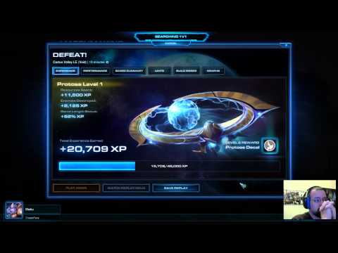 Legacy of the Void Beta (likely Bronze): My first two games