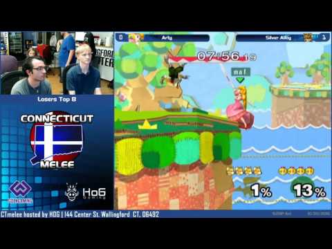 CTmelee #75 - Arty (Peach) vs Silver Alloy (Fox) - SSBM Tournament