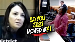 EVICTED Grifter-Tenant SQUATS in ‘Borrowed’ Bathroom Apartment....JUDGE STUNNED!!