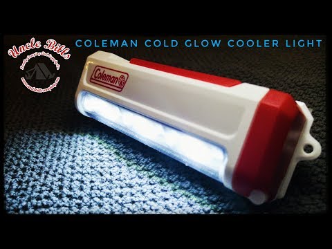 COLEMAN COLD GLOW COOLER LIGHT REVIEW