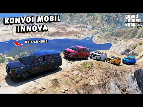 Konvoi OFFROAD Mobil INNOVA Naik Ke Puncak GUNUNG TERTINGGI di GTA 5