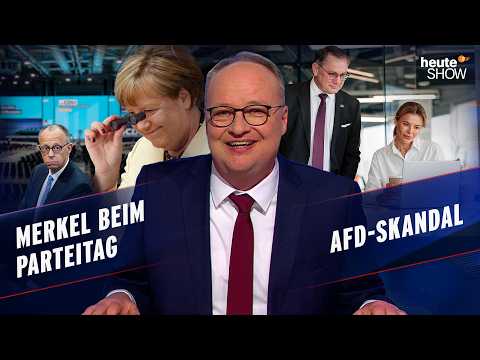 Merkel-Comeback auf dem Parteitag und der AfD-Vetternwirtschafts-Skandal | heute-show vom 20.02.2026