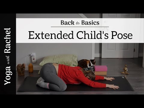 How to do Extended Child's Pose (Utthita Balasana) - Yoga with Rachel