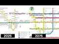 7 Levels of Toronto Subway (2025-2075)