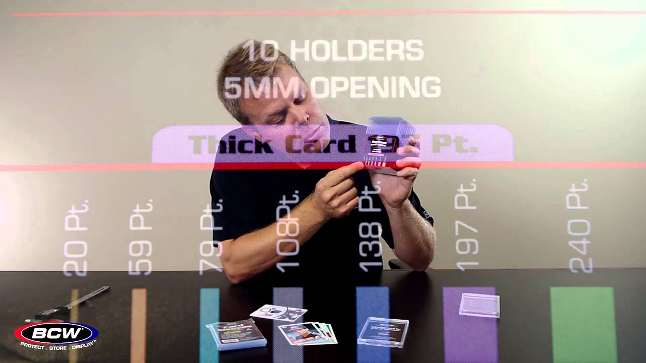 Measuring Card Thickness